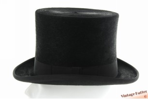 Melusine hoge hoed tophat Christys' London zwart haarvilt 58-59 [nieuw]